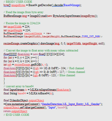 EvonSys_Gender Detection Java Code