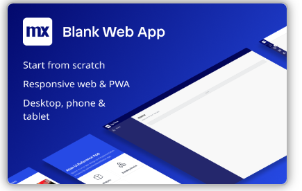 blank web application